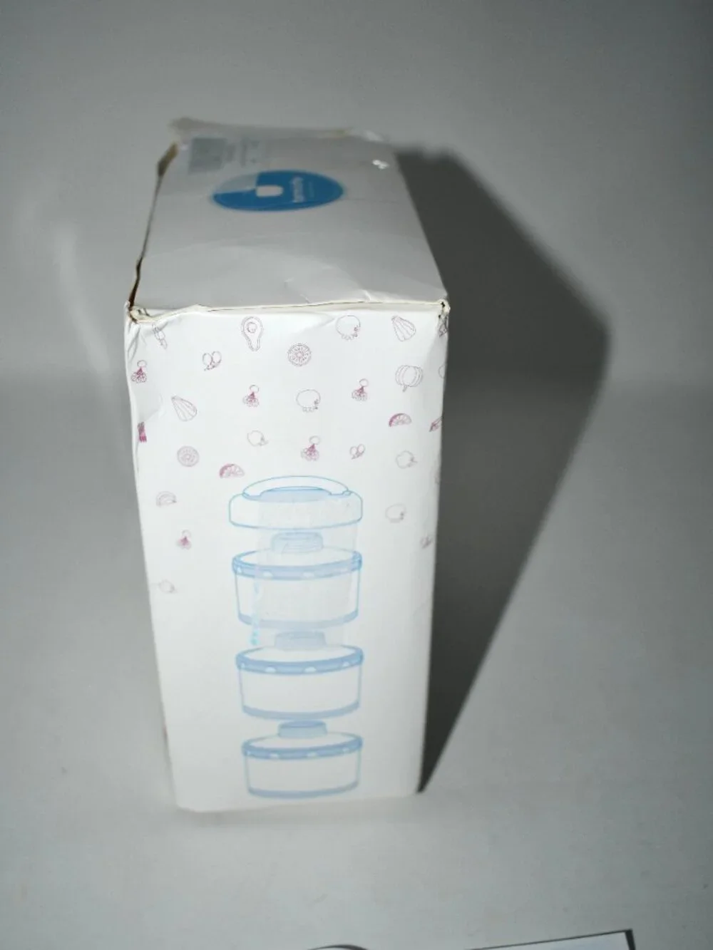 Termichy Stackable Formula Dispenser, 2 Pack, Warm Grey, BPA Free, NWT